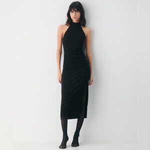 NWT Aritzia Wilfred Remedy Black Dress Size M